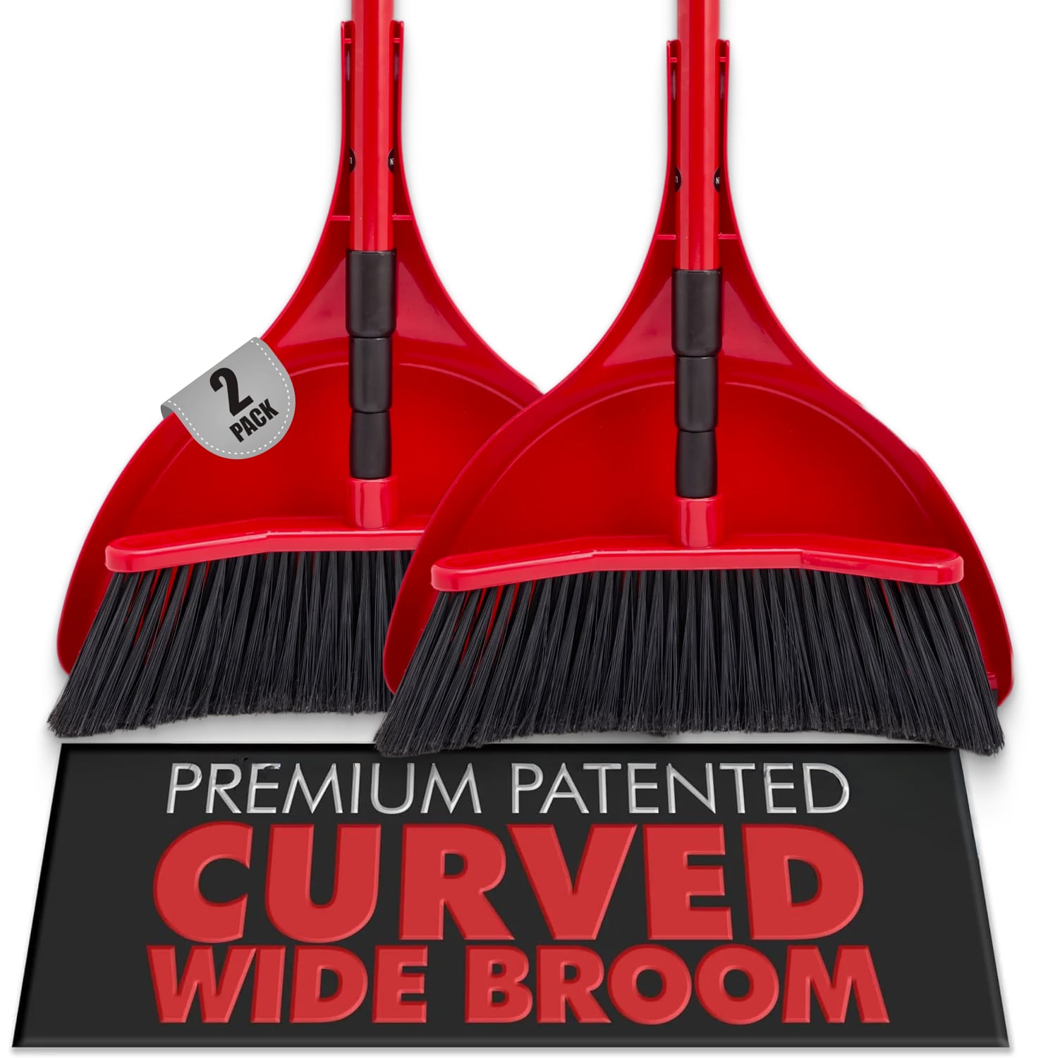 2 Pack - Da Vinci House Broom Combo