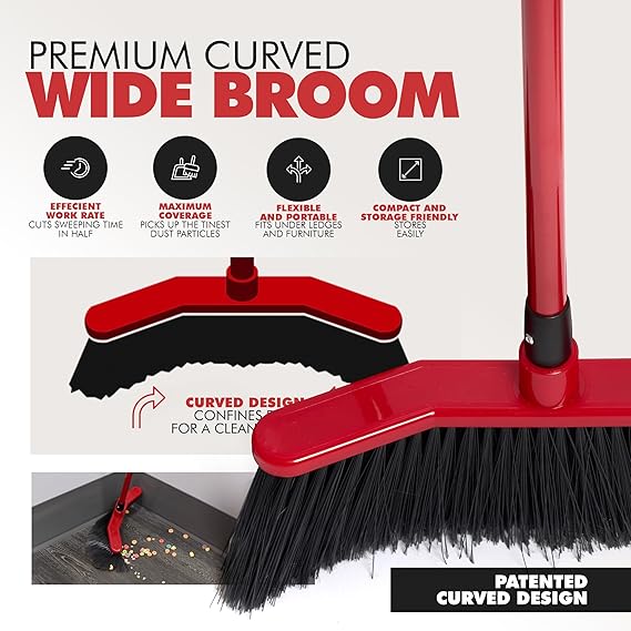 2 Pack - Da Vinci House Broom Combo