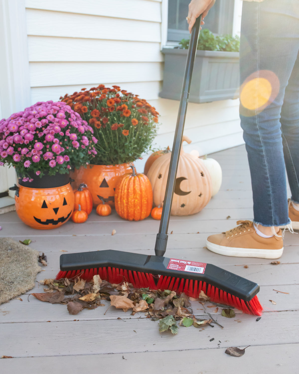 Da Vinci Heavy Duty Push Broom – 25" Shop Broom