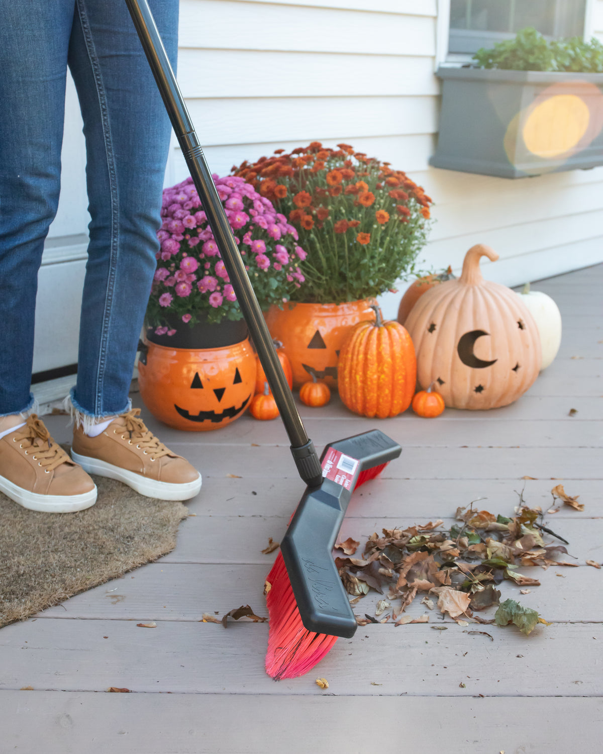Da Vinci Heavy Duty Push Broom – 25" Shop Broom